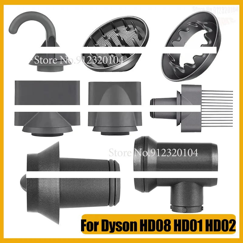 

Распылитель воздуха для Dyson, аксессуары для волос, распылитель воздуха с эффектом Coanda, Расческа с широкими зубьями HD01/02 HD03 HD08, Форсунка для моделирования