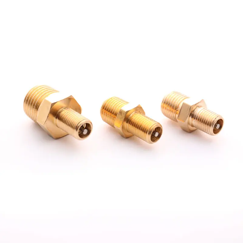 2 шт M10/1/8 ''/1/4'' NPT MPT латунный воздушный компрессор резервуар заполняющий