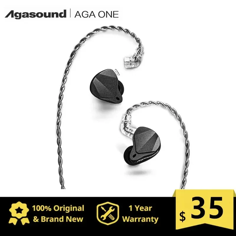 Agasound AGA ONE Balanced DCD Магнитные DD HIFI Наушники-вкладыши Монитор Проводные наушники