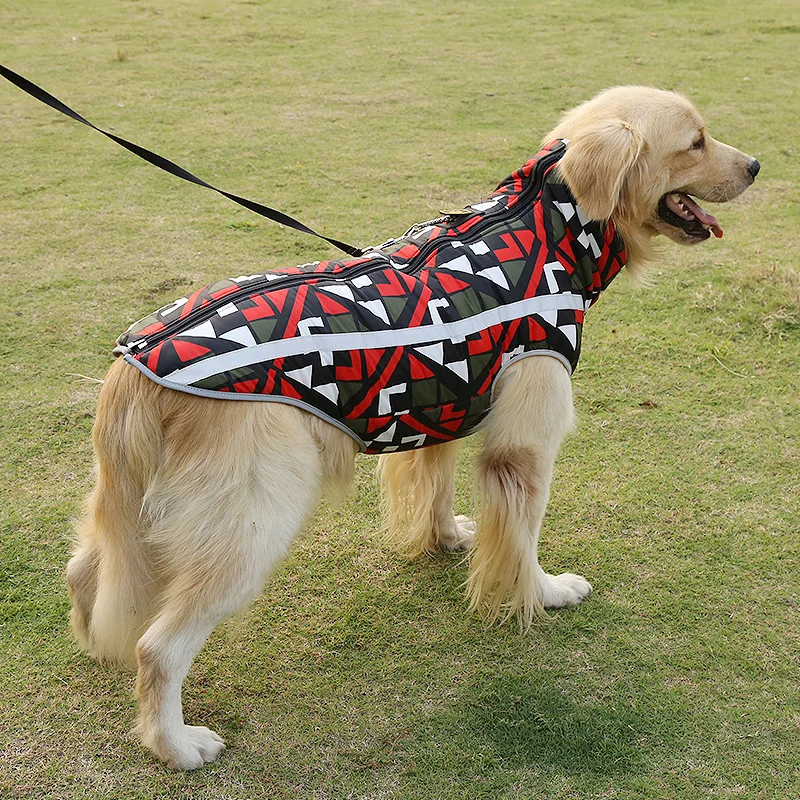 

Warm Dog Clothes Winter Coat Waterproof Pet Padded Vest Zipper Jacket For Small Medium Large Dogs Pug Chihuahua Ropa Para Perros