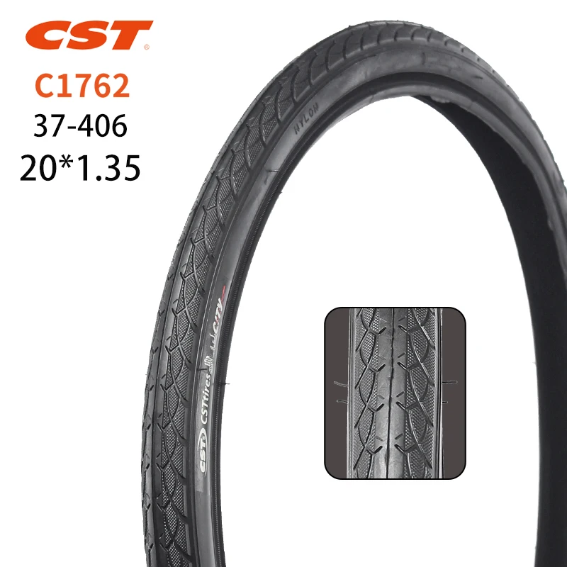 

CST Bicycle tire 20X1.35 37-406 folding bike tires 20inch ultralight small wheel diameter pneu cycling tyres C1762