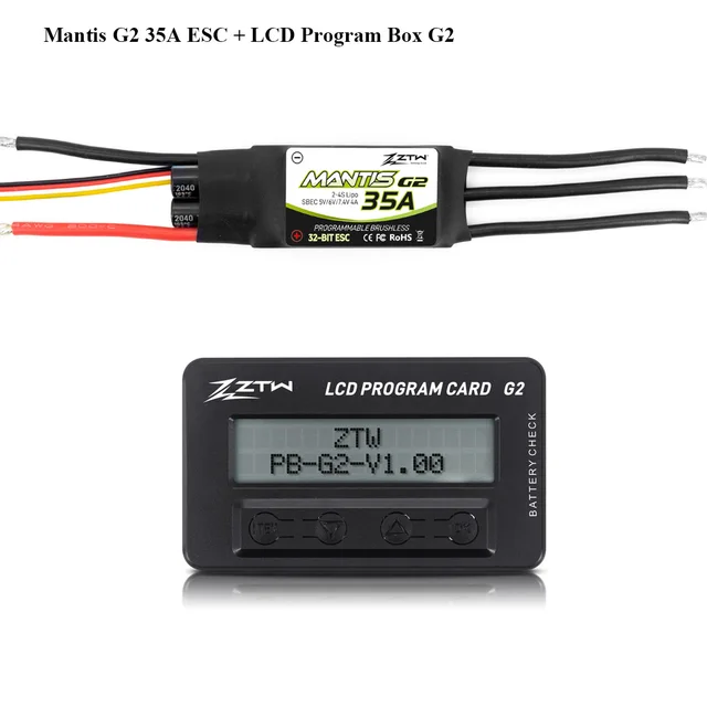 ZTW Mantis G2 35A ESC + Program Card