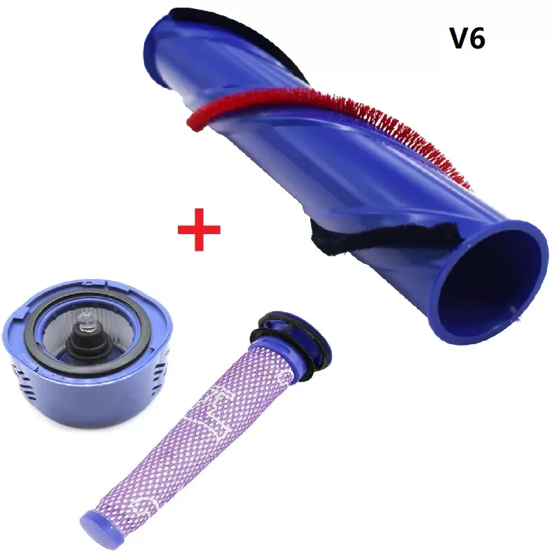 

Roll Replacement For DYSON V6 Cordless Brushroll Cleaner Head Brush Bar Roller Washable Pre-Filter Parts Replace Brush