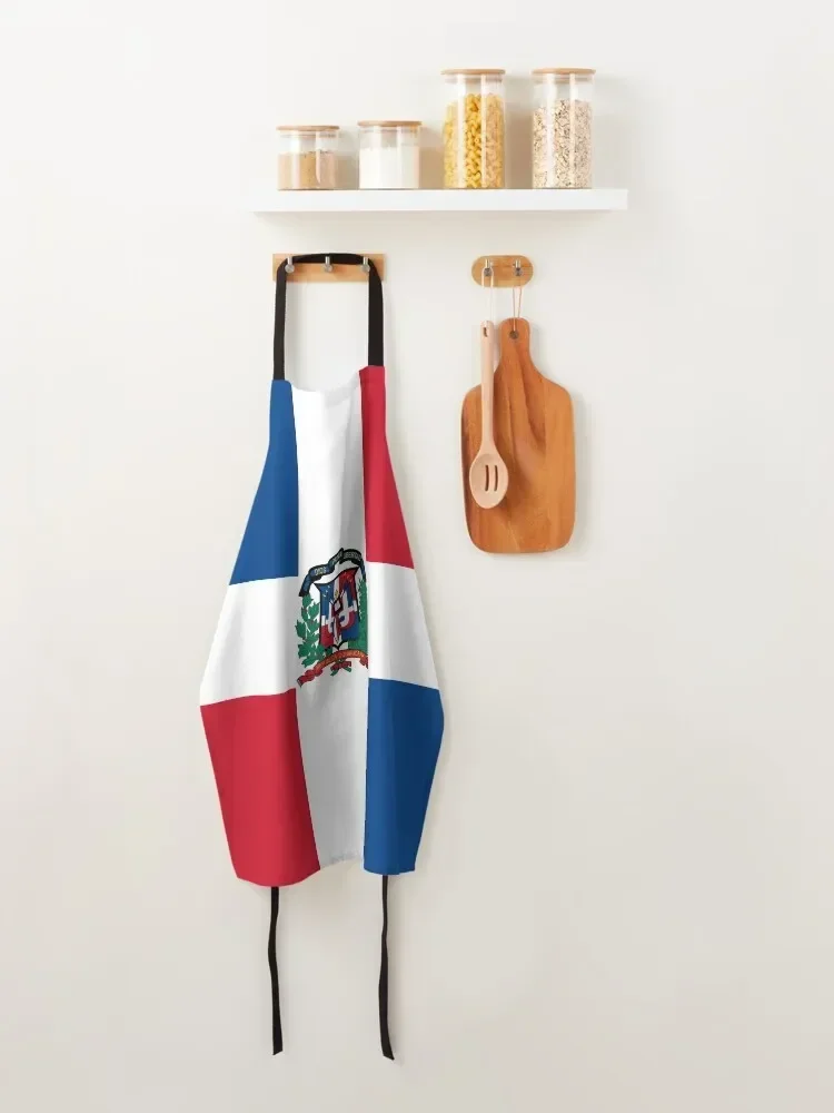 Фартук с флагом Доминиканской Республики рождественская кухонная тряпка утварь