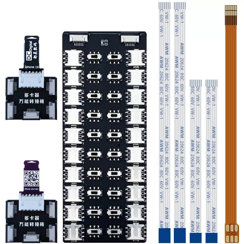 Card Changer Multi-card Device External Card Slot Universal 20 Expansion Large-Capacity Mobile Phone Card