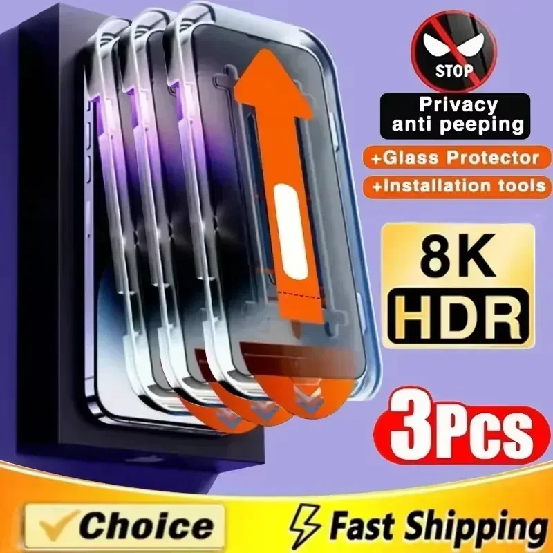 Олеофобное покрытие без пыли защитная пленка для экрана IPhone 13 11 12 14 15 16 Pro Max XS X XR Plus