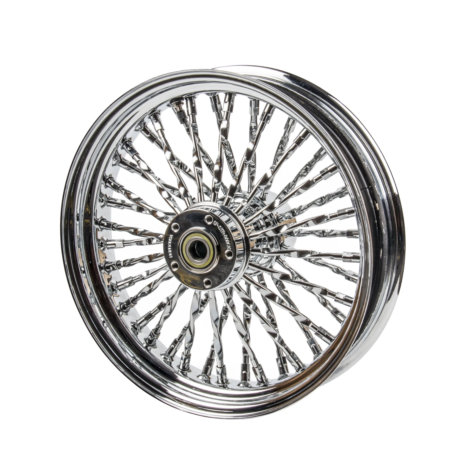 Фото Новые прочные хромированные спицованные колеса Hopero Cali Twisted для мотоциклов Heritage Slim Deluxe 2012 года и новее, гарантия 1 год. №5