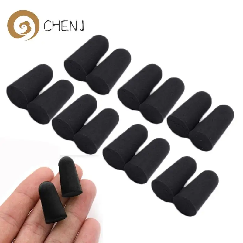 

20PCS/10Pairs Soft Foam Ear Plugs Tapered Travel Sleep Noise Prevention Earplugs Noise Reduction For Travel Sleeping