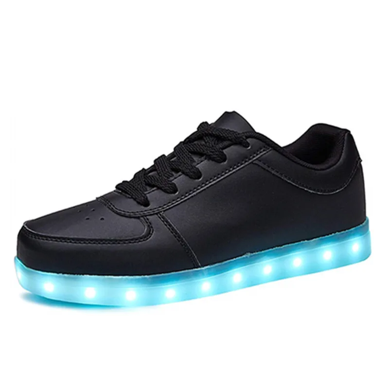 

Size 30-44 Luminous Led Shoes for Adult Glowing Sneakers with Lights Kids Boys Girls Led Slippers USB Charged Feminino tenis
