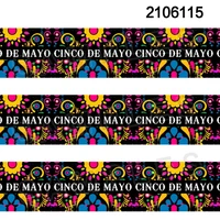 10mroll regional festivals in mexico grosgrain satin ribbon diy bowknot apparel sewing packing craft