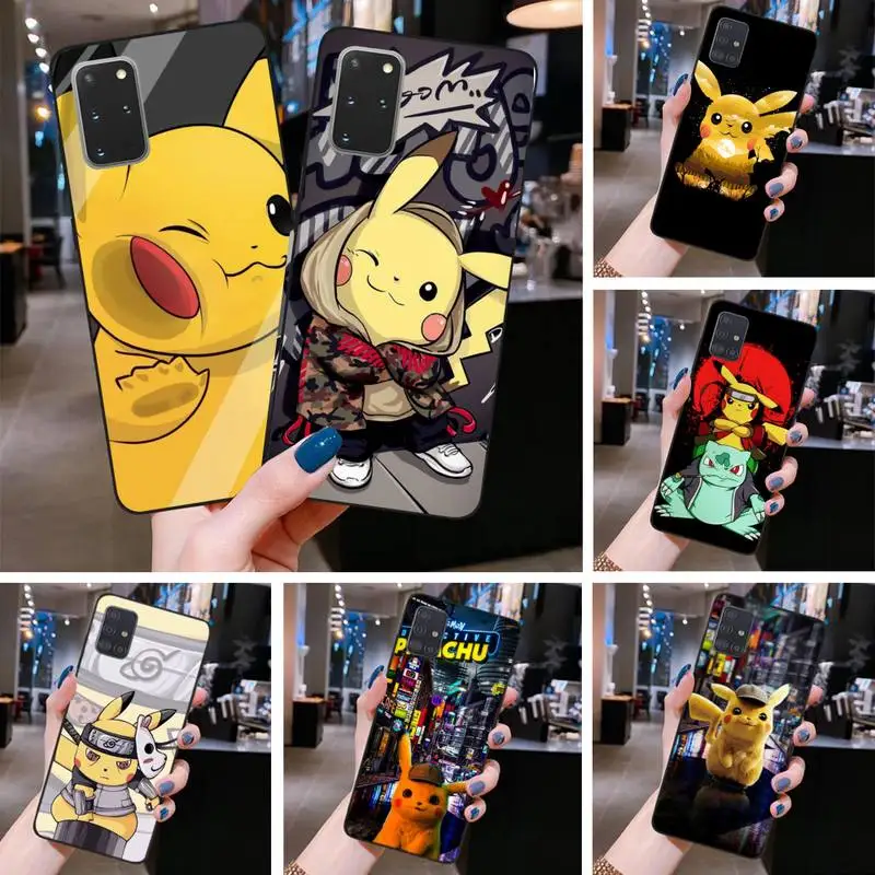 

Чехол для телефона Monsters Pokemons Pikachu для Samsung Galaxy S22 S21 Plus Ultra S20 FE S9 plus S10 5G lite 2020