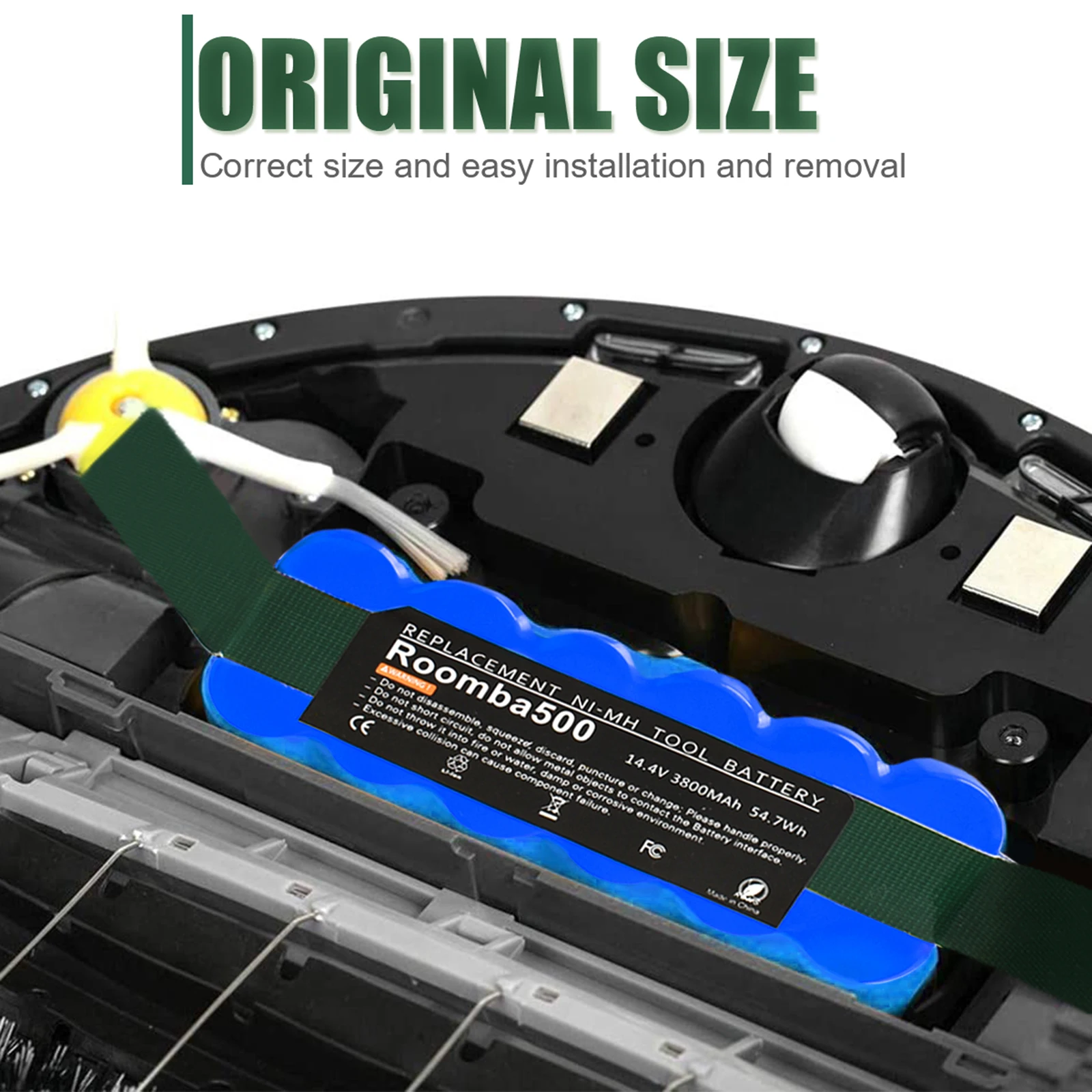 Для iRobot Roomba 500 Сменный аккумулятор 5000 мАч Li-ion 600 700 800 510 530 550 560 580 620 760 14 4 В для