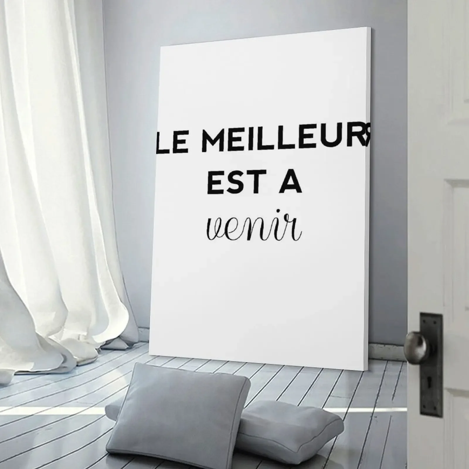 Le Meilleur est a risk - The Best is yet to Come Холст Картина Настенное украшение Рамка Декор комнаты