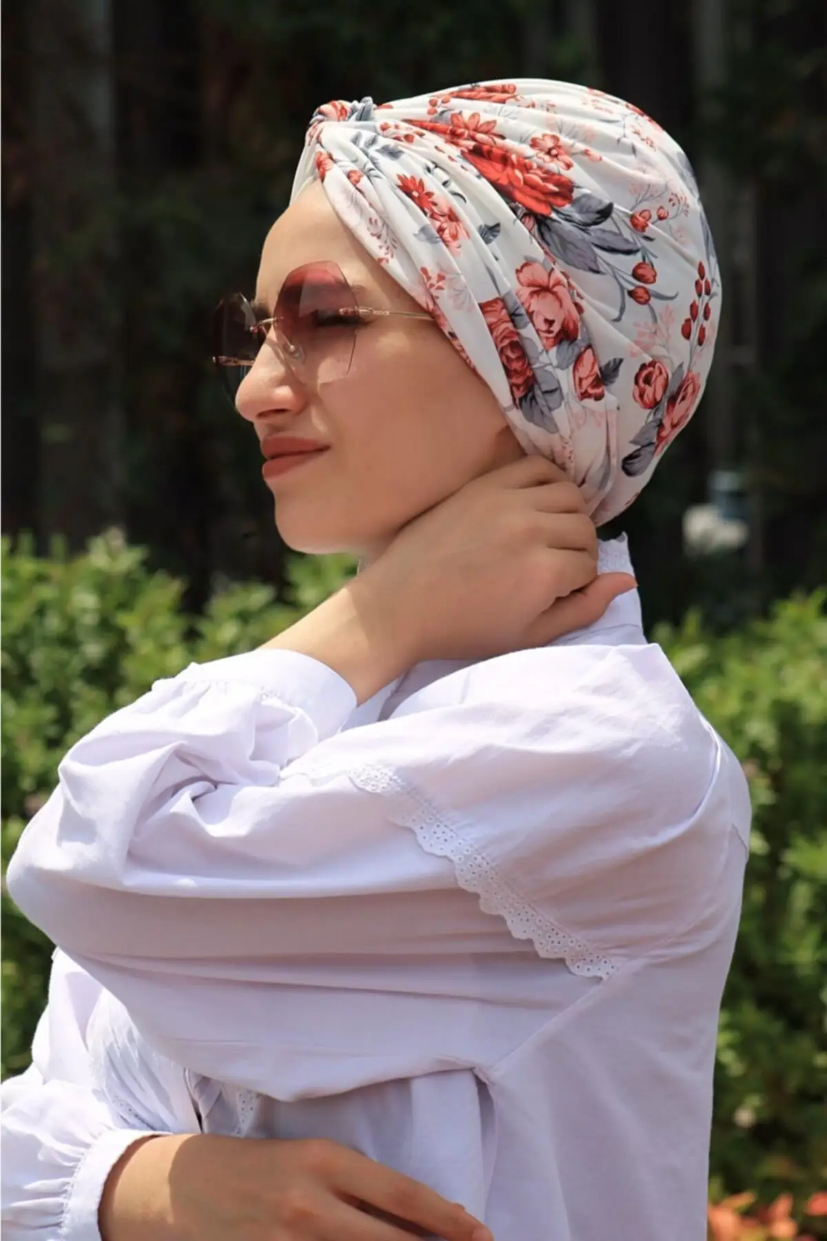 Женский хиджаб с рисунком Dolman Bone Rose (модель не готова), цветной мусульманский хиджап-шарф, хиджаб черного и белого цвета