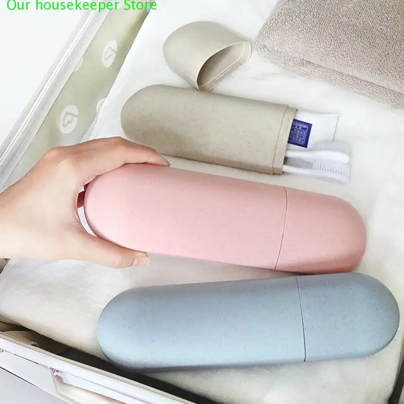 

1PC Portable ToothBrush Storage Box Travel Camping Toothbrush Case Cover Safety Health Bathroom Storage Organizer Box
