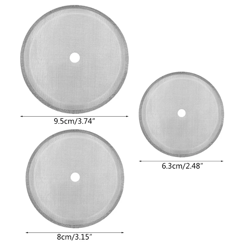 Прочный 5x сменный сетчатый фильтр для французского пресса кофе приготовления