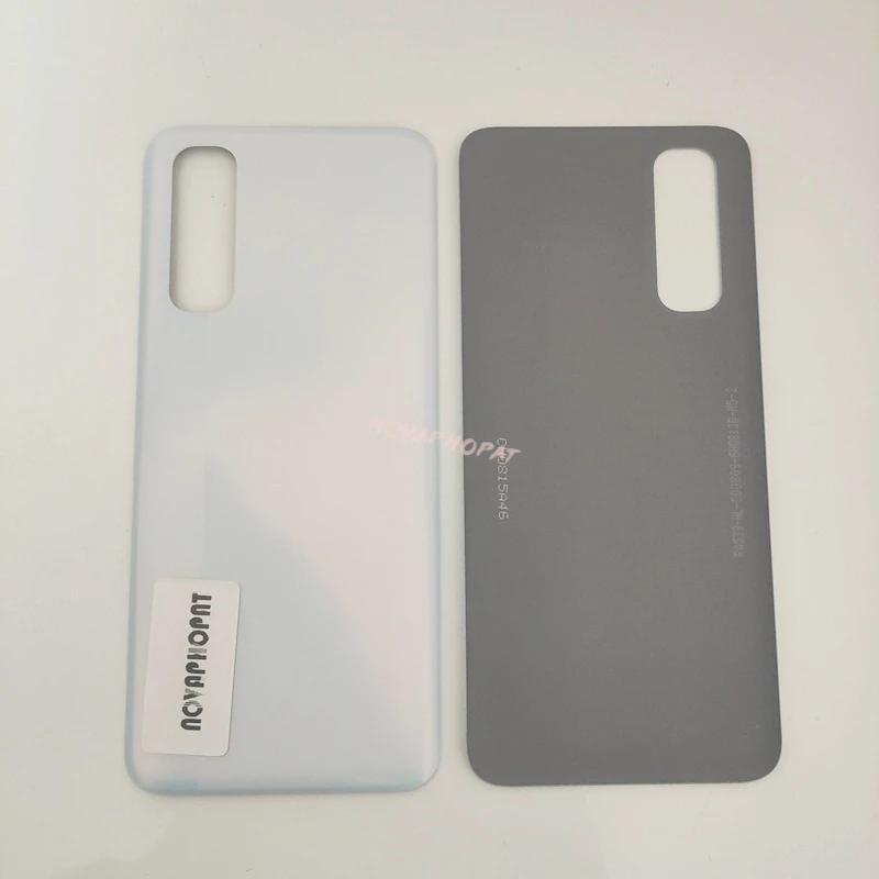 Фото Задняя крышка корпуса (дверца) для Oppo Realme 7 4G RMX2151 с рамкой LCD, боковыми кнопками громкости и линзой камеры №4