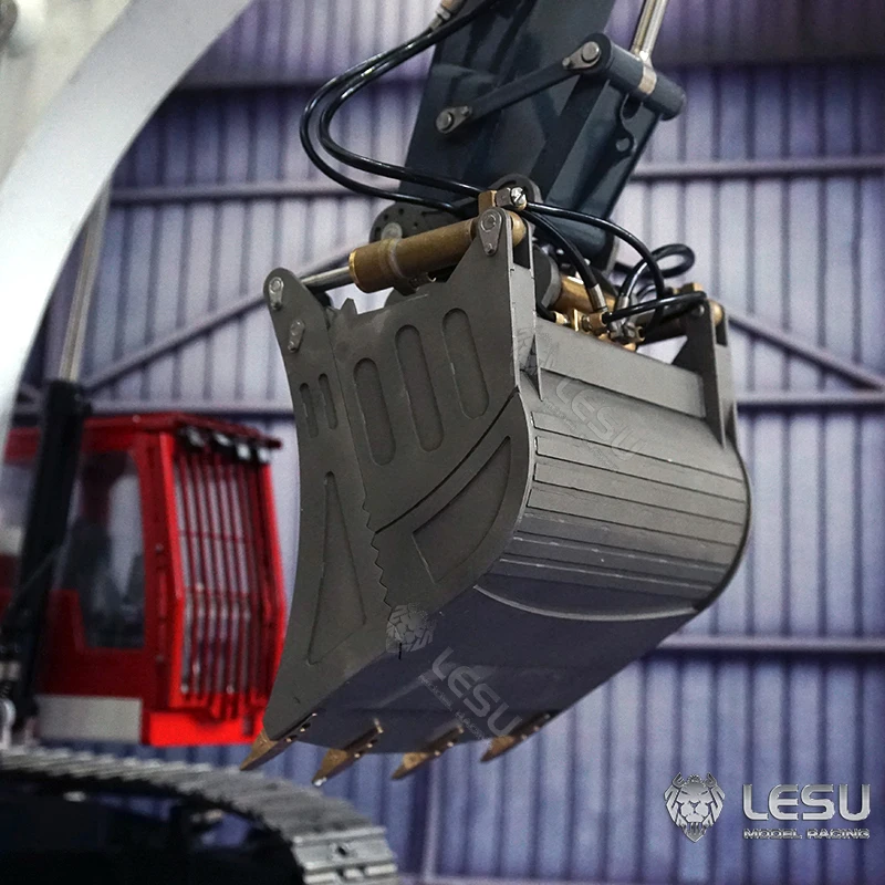 Гидравлический экскаватор LESU 1/14 RC 374F модифицированное быстросъемное