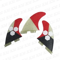 g5g7 double tabs 2 fiberglass honeycomb surf fins fcs2 high quality surfboard fin new design red%ef%bc%8cblack with white with logcolor