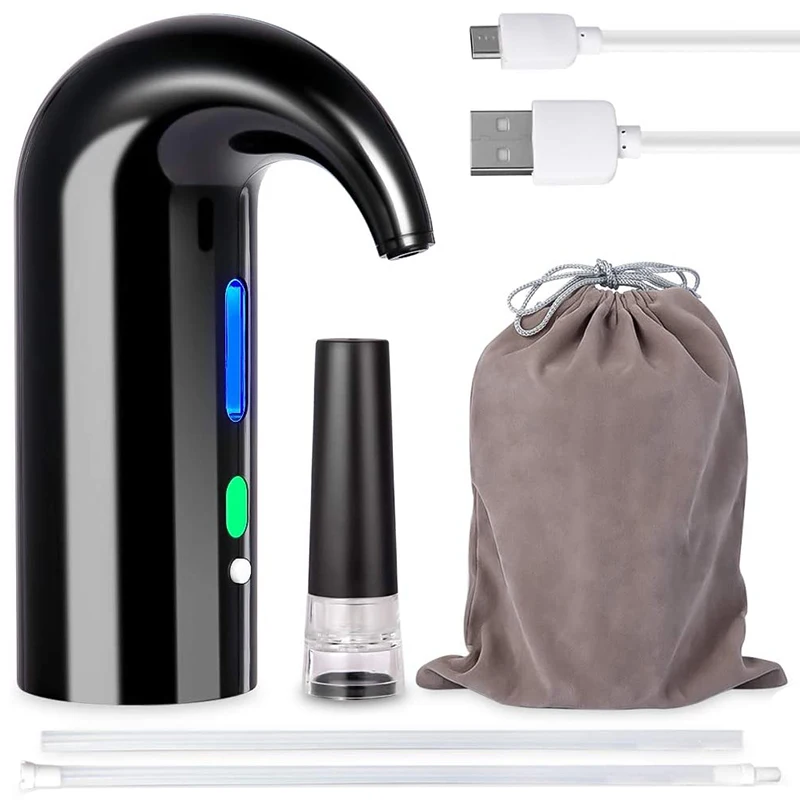 

Electric Wine Aerator Pourer, Portable Wine Decanter And Wine Dispenser Pump, Multi-Smart Automatic Filter Wine Oxidizer