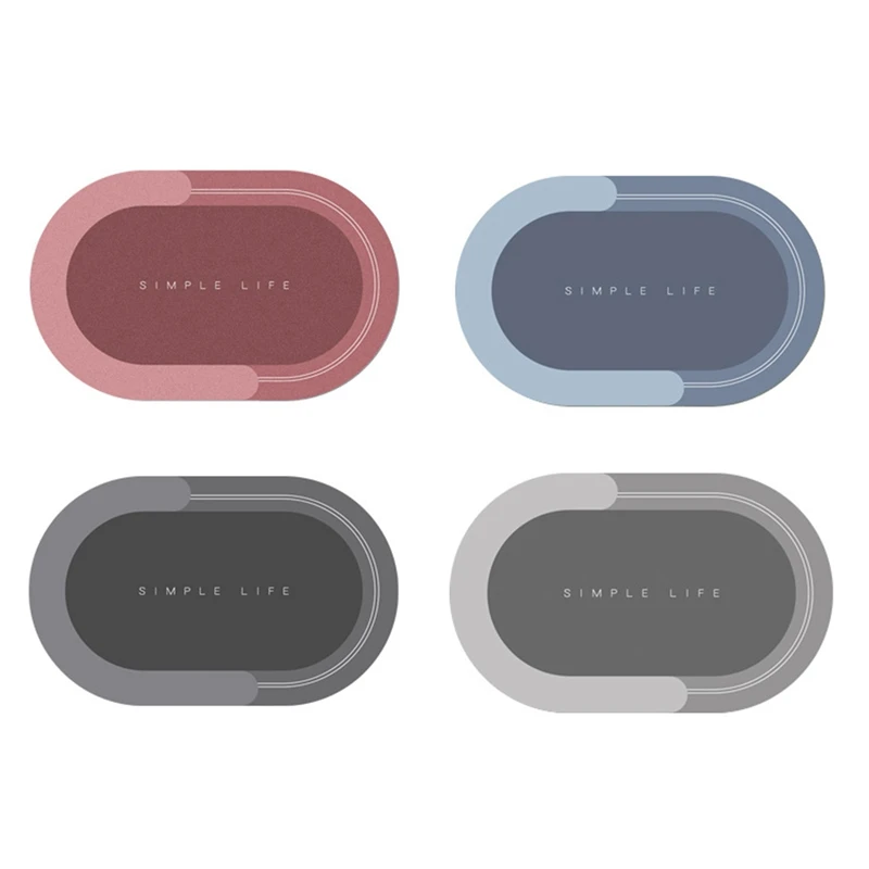 

Впитывающий водой коврик для ванной легко чистится коврик для ванной нескользящий коврик для пола Быстросохнущий Коврик для пола домашний ...