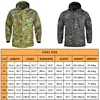 Tactical Jacket Wear-resistant Camping Military Jackets Army Clothing Male Hooded Hunting Clothes Camo Waterproof Windbreakers 2