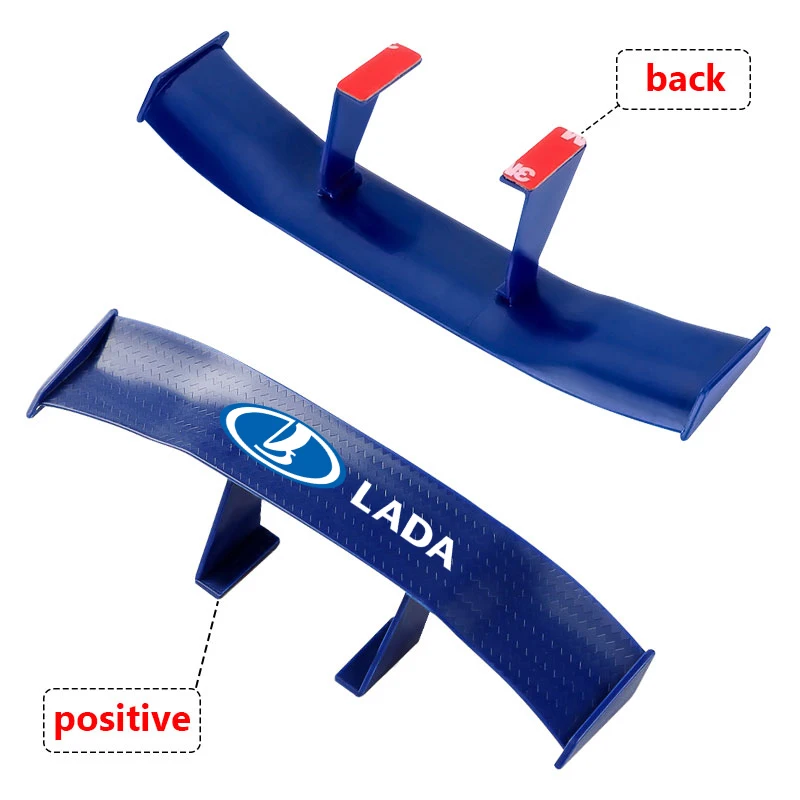 GT СТИЛЬ УГЛЕРОДНЫЙ вид Автомобильный задний спойлер мини крыло маленькая модель