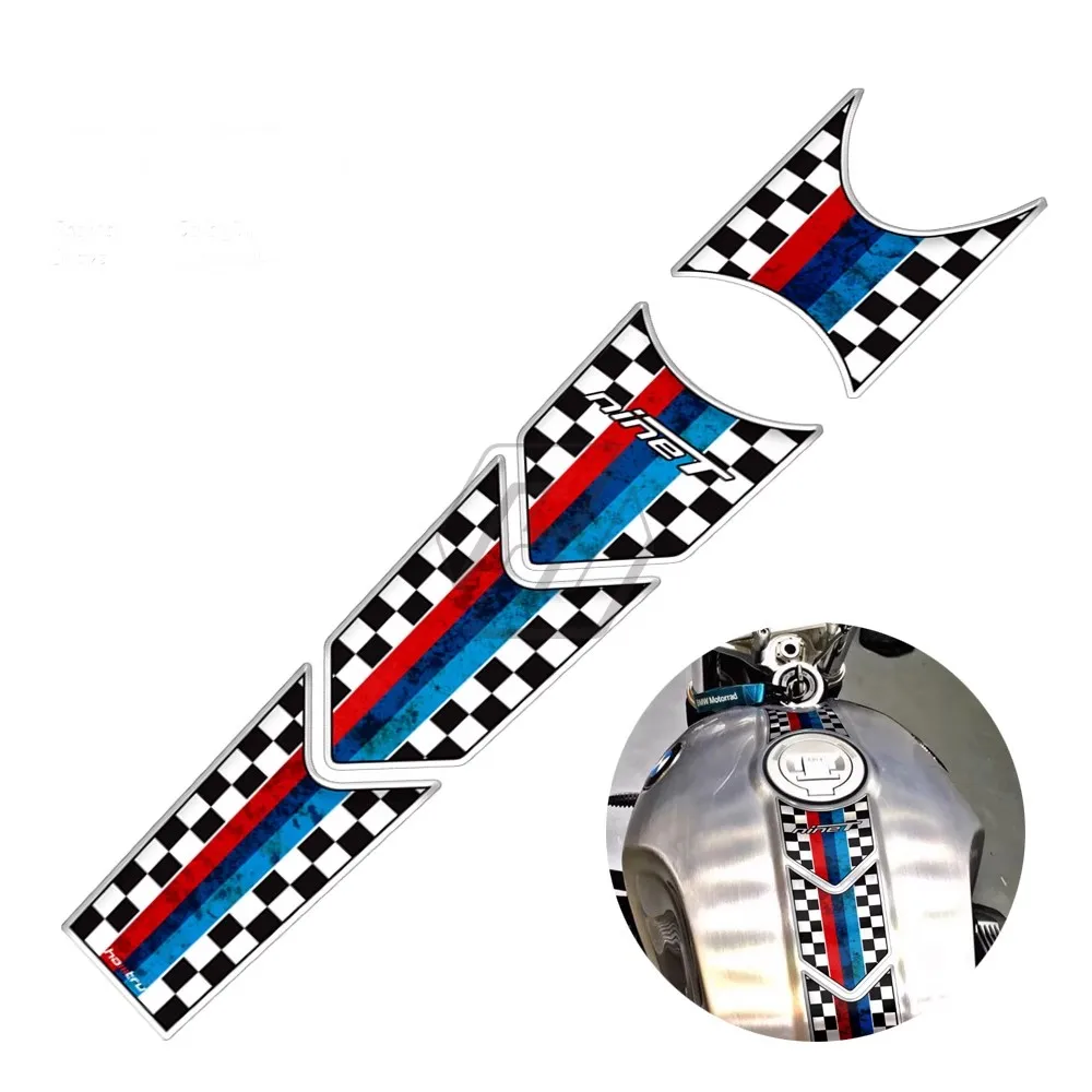 

For BMW R9T R Nine T 2014-2018 3D Resin Motorcycle Tank Pad Protector