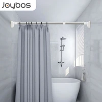 joboys stainless steel telescopic clothes rail drying rack extendable stick home quilt clothing hanger telescopic rod free punch