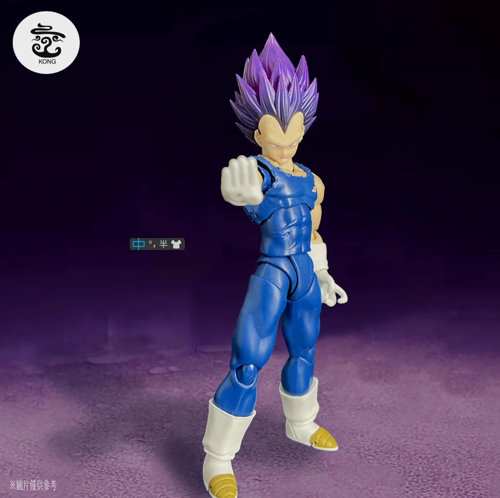 В наличии Kong Studio SHF Ssj3 Вегета фиолетовые волосы вегетто экшн-фигурки модели