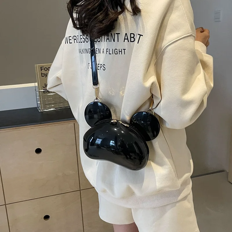 Lawaia сумка-слинг для женщин Bolsos Cruzados Para Mujer 17 см черные кошельки на плечо боковые