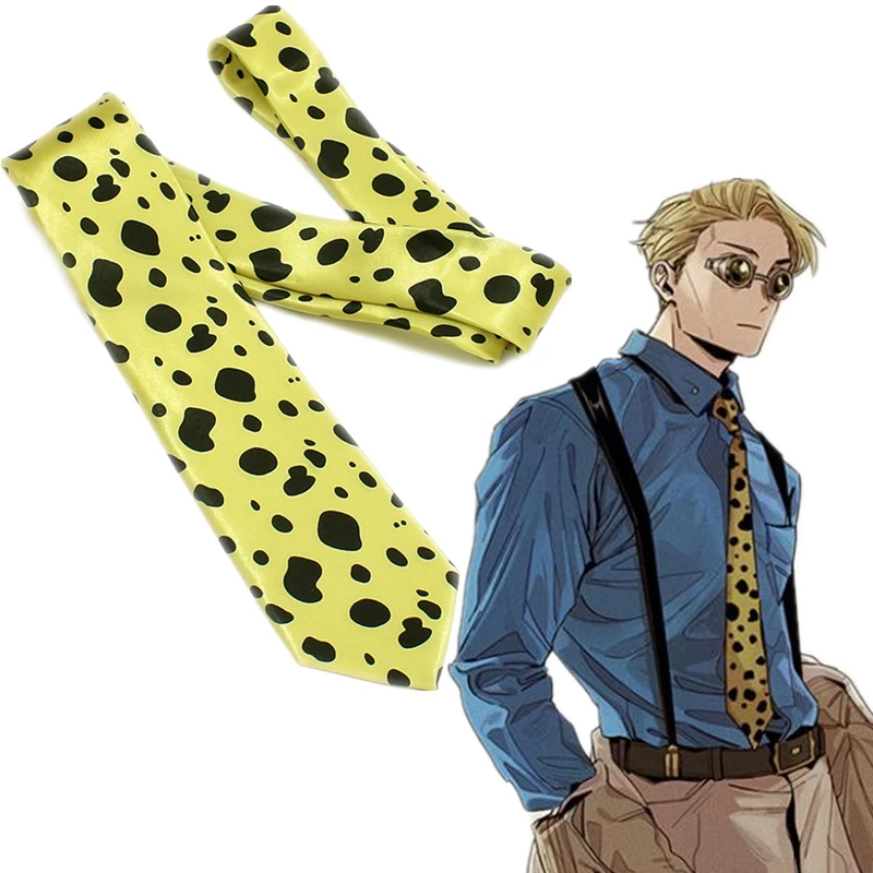 

Anime Jujutsu Kaisen Nanami Kento Neck Tie Cosplay Costumes Necktie Accessoies Prop