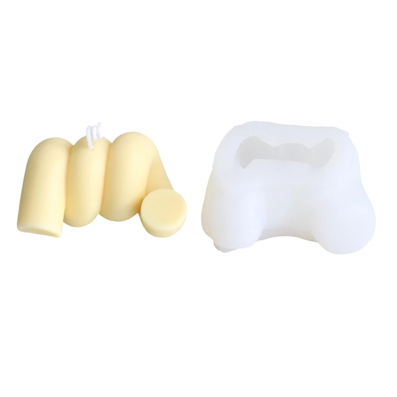 

Braided Rope Knot Shape Chocolate Candy Sugar Craft Paste Mold Art Silicone Soap Mold Household Candle Molds DIY Gift