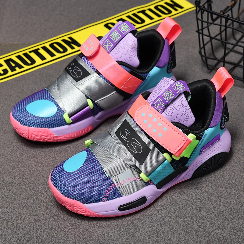 Children's Shoes Basketball Shoes for Large and Medium-sized Children 31-40 Size Comfortable Sneakers Non Slip Sneakers