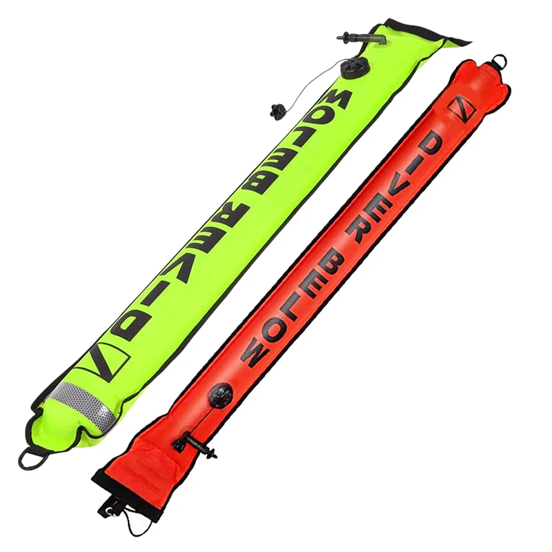 

18X180CM Scuba Diving Surface Marker Buoy Professional Diving Tube For Underwater Diving Snorkeling SMB Diver