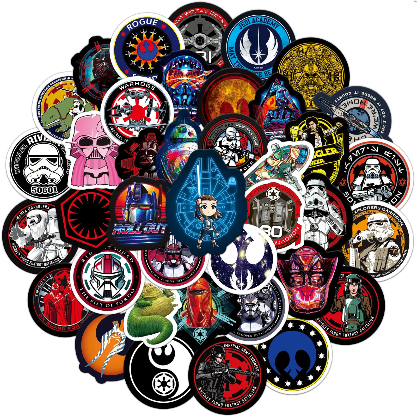 

50Pcs Disney Star Wars Stickers Funny Waterproof Skateboard Luggage Laptop Guitar Stationery Sticker Kids Toys Gift
