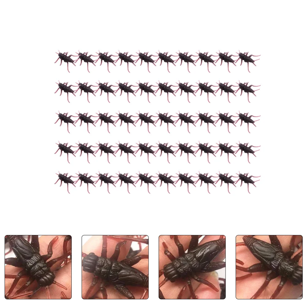 

50 Pcs April Fools Fake Cricket Childrens Toys Props Insect Plastic Simulation Prank