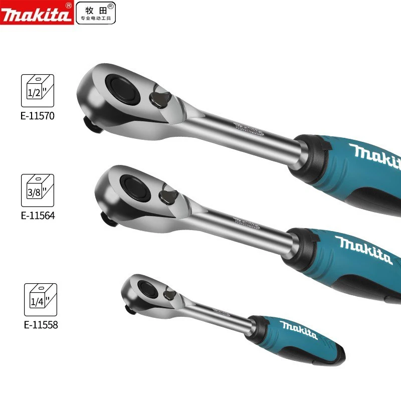 

Makita Fast Ratchet Socket Wrench Quickly and Save effort 1/2" 84T Ratchet Wrench Makita Hand Tool Professional Attachment