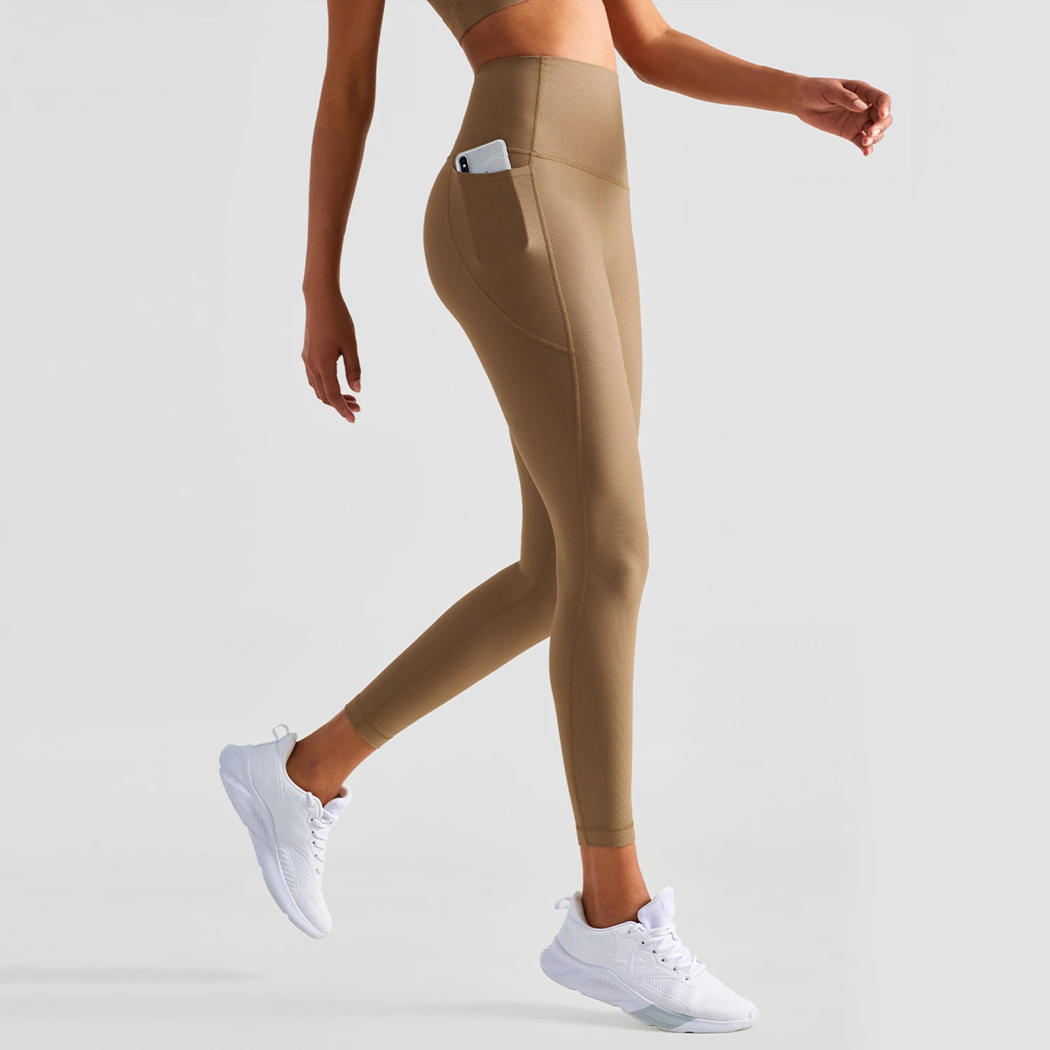 

LULUNALAN Women's Pants Yoga Woman Naked Sport Seamless Leggings Gym Workout Fitness Breathable Rib High Waist Tights Sweatpants