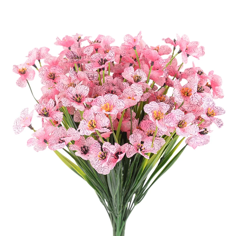 

Искусственные цветы ZQNYCY, фиолетовые, набор из 18 штук