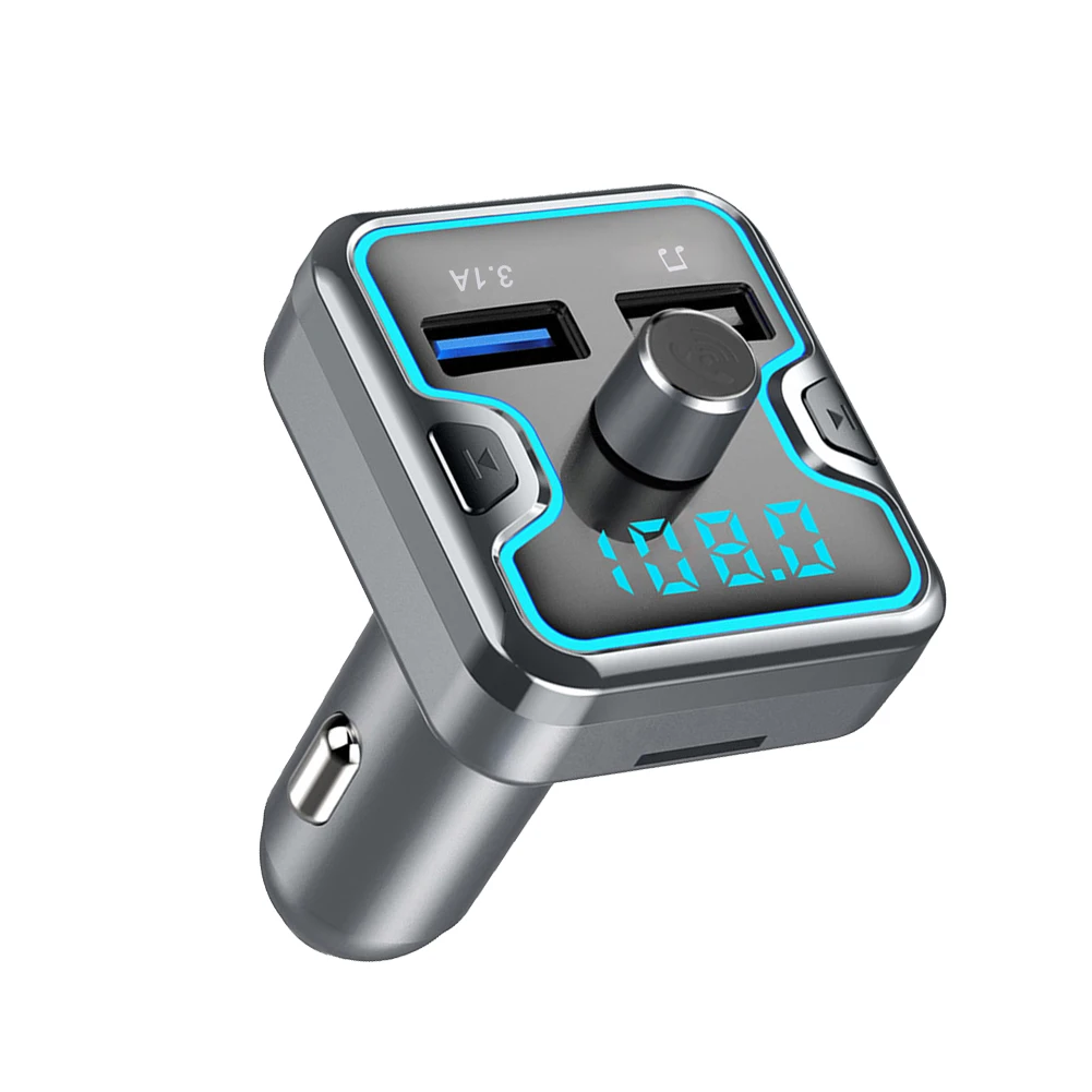 Автомобильный FM-трансмиттер с поддержкой Bluetooth 5 0 и mp3-плеером | Автомобили