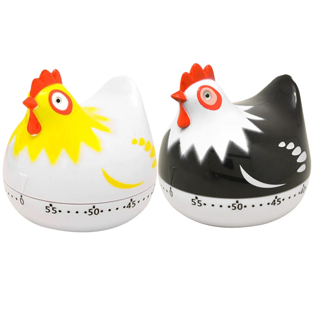 

2pcs Children Learning Time Reminder Mechanical Timer Kitchen Baking Accessories