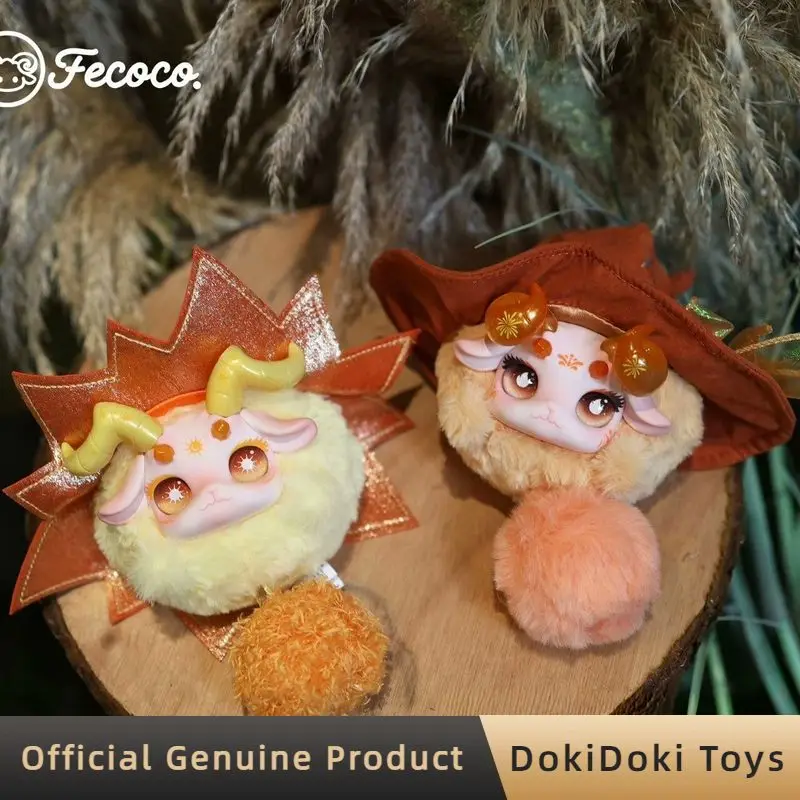 Фото Плюшевый брелок-подвеска Fecoco Ethereal Down Glow Series Blind Box: Модная коллекционная фигурка милой овечки для взрослых коллекционеров №4