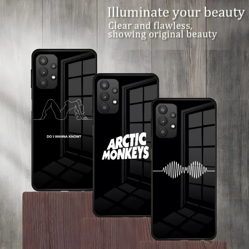 

Arctic Monkeys Phone Case For Samsung S21 S20 S22 S30 Pro S8 S9 S10 Ultra Plus E Plus Tempered Glass Cover