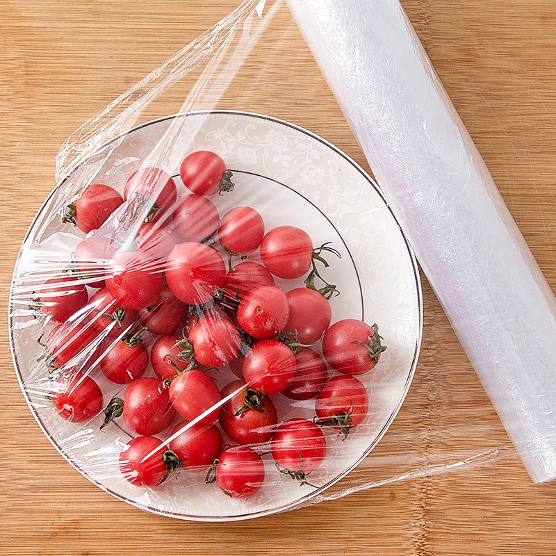 

Kitchen food used in plastic wrap, household economical packaging, large disposable moisture-proof and fresh-keeping rolls