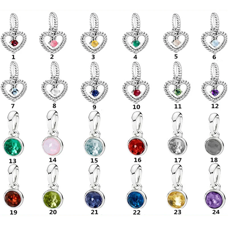 

100% Подвески серебряного цвета, подвеска-талисман «любовь» из декабря, подходит для оригинального браслета с бусинами Pandora, серебряные украш...