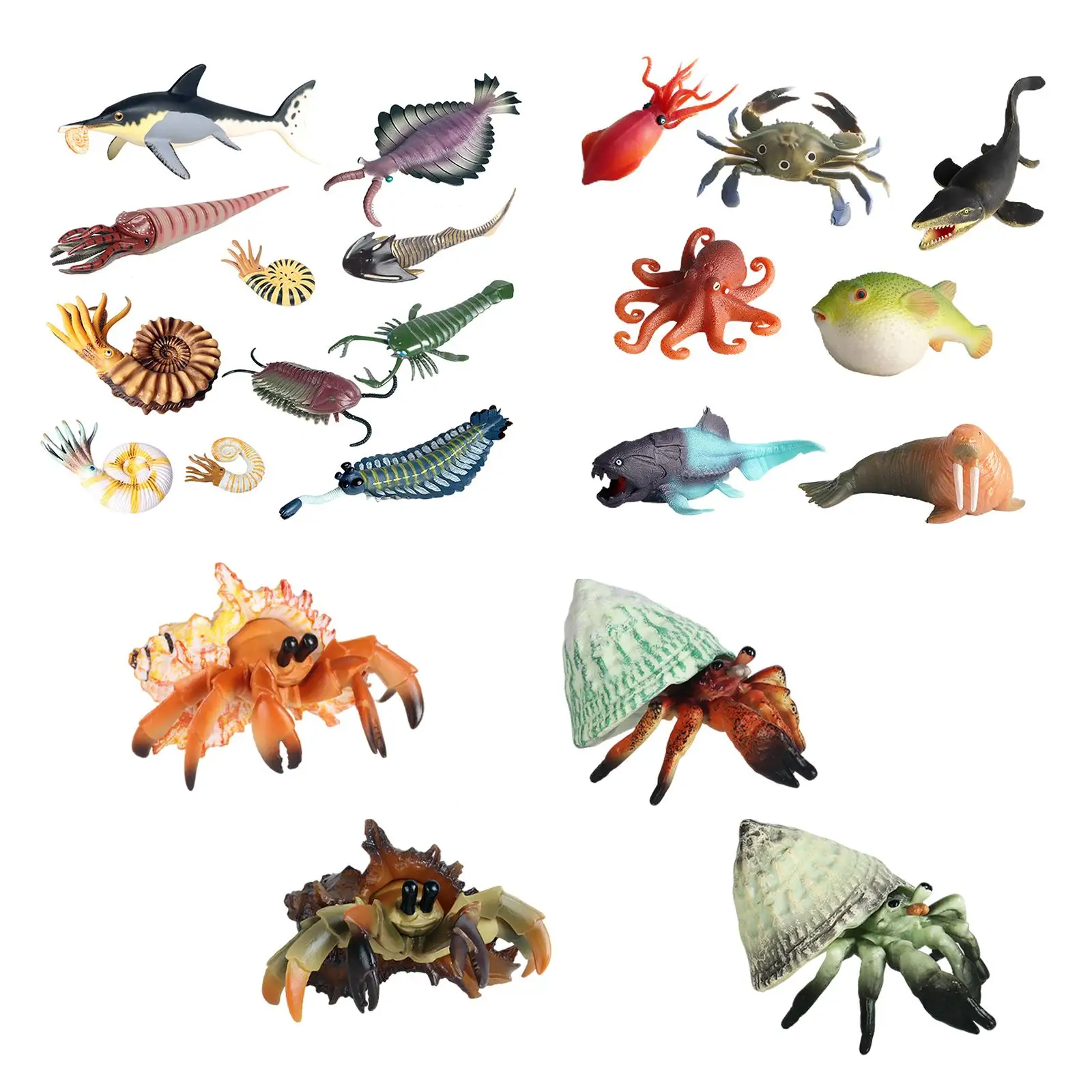 

Marine Animals Figure Statues Playset Party Supplies Birthday Game