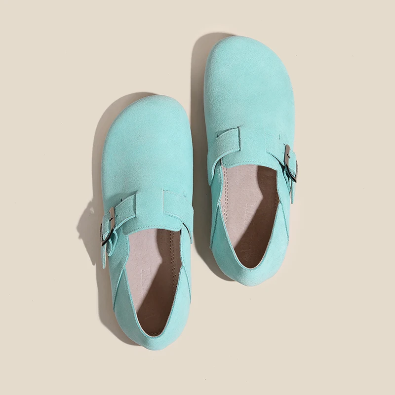 Thick Bottom Female Plus Velvet Autumn And Winter 2023 New Beans And Beans Le Fu Shoes Flat Bottom Non-slip Warm Soft Bottom