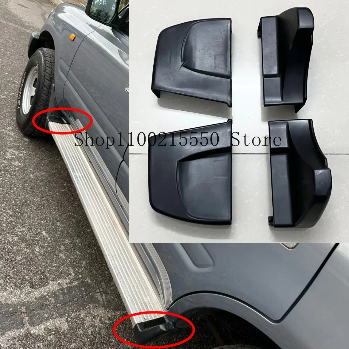 Для Toyota Land Cruiser 4500 LC80 FZJ80 1990-1997 гг. внешняя боковая дверная пластина педаль