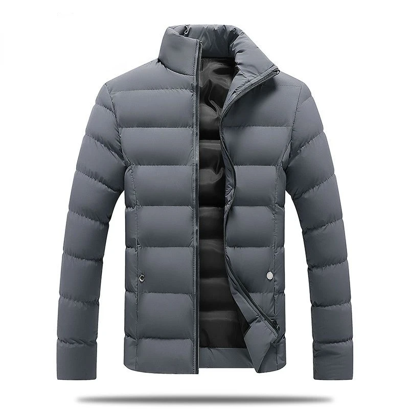 2023 Winter Men's Down Jacket Stand Collar Fashion Long Down Coat Men Thick Windproof Waterproof Warm Brand Mens Long Parkas F22